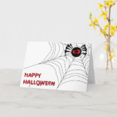 Happy Halloween Card Karte (Gelbe Blume)