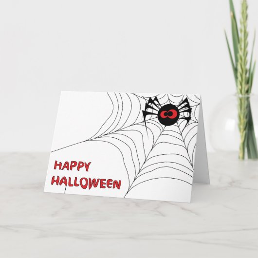 Happy Halloween Card Karte (Vorderseite)