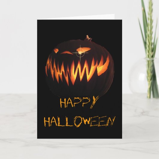 Happy Halloween Card Karte (Vorderseite)