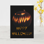 Happy Halloween Card Karte (Gelbe Blume)