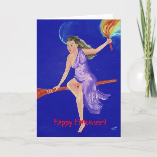 Happy Halloween Card Karte (Vorderseite)