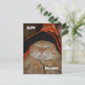 Happy Halloween Card Postkarte (Stehend Vorderseite)