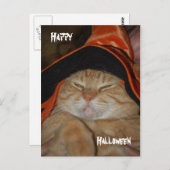 Happy Halloween Card Postkarte (Vorne/Hinten)