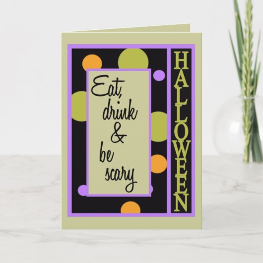 Happy Halloween Cards Karte (Vorderseite)