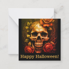 Happy halloween cards, niedlich, Stock up! Mitteilungskarte