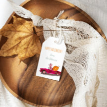 Happy Halloween Cartoon Mouse Pumpkin Geschenkmark