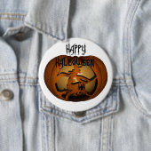 Happy Halloween Carved Pumpkin Button (Beispiel)