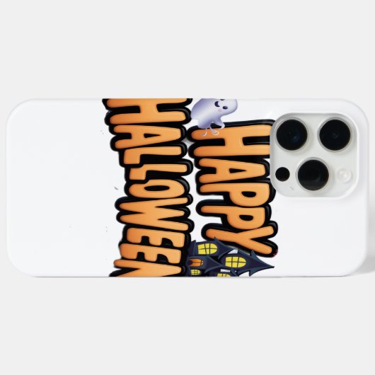 Happy Halloween Case-Mate iPhone Hülle (Rückseite (Horizontal))