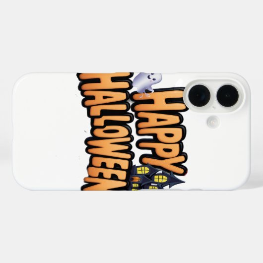 Happy Halloween  Case-Mate iPhone Hülle (Rückseite (Horizontal))