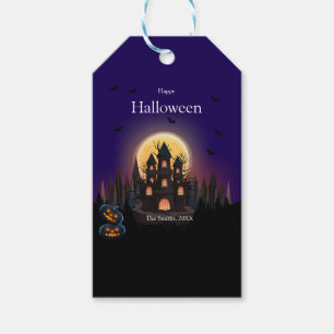Happy Halloween Castle Geschenkanhänger