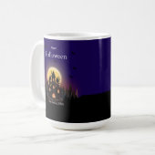 Happy Halloween Castle Kaffeetasse (Vorderseite Links)