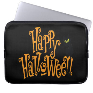 HAPPY HALLOWEEN CAT LAPTOPSCHUTZHÜLLE