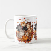 Happy Halloween Cats and Pumpkins  Kaffeetasse (Links)