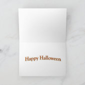 Happy Halloween Cavalier King Charles Spaniel Card Karte (Innenseite)