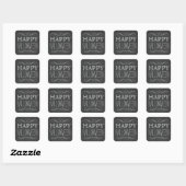 Happy Halloween Chalkboard Typografy Stickers (Blatt)