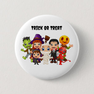 Happy Halloween Children Button
