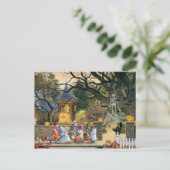 Happy Halloween Children Postkarte (Stehend Vorderseite)