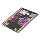 Happy Halloween Chip Bag Wrappers Gastgeschenke Notizblock (angewinkelt)