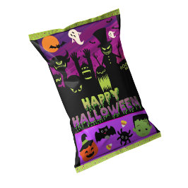 Happy Halloween Chip Bag Wrappers Gastgeschenke Notizblock