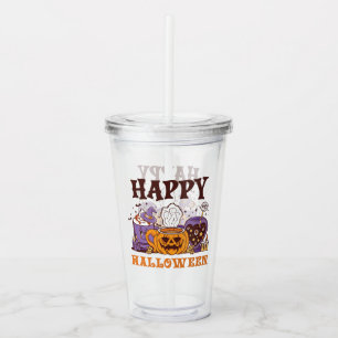 Happy Halloween Coffee Brew Acryltrinkbecher