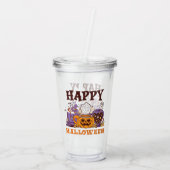 Happy Halloween Coffee Brew Acryltrinkbecher (Rückseite)