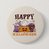 Happy Halloween Coffee Brew Button (Vorderseite)