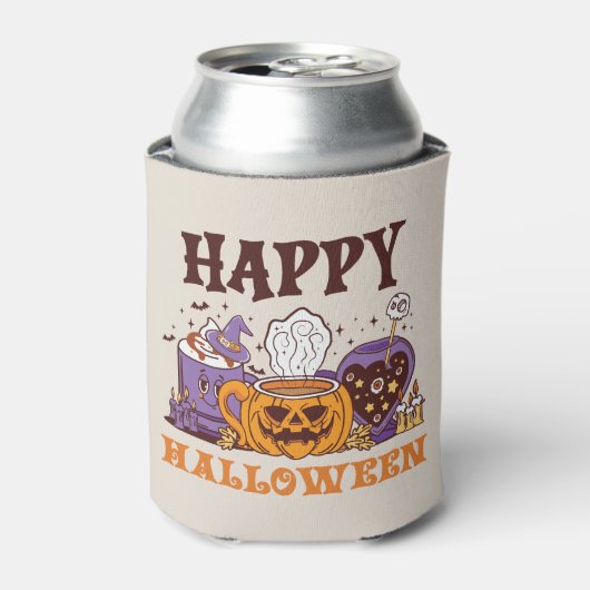 Happy Halloween Coffee Brew Dosenkühler (Kanne Vorderseite)