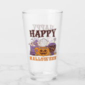 Happy Halloween Coffee Brew Glas (Rückseite)
