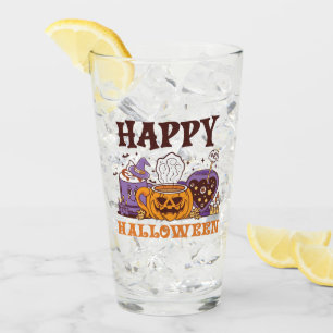 Happy Halloween Coffee Brew Glas