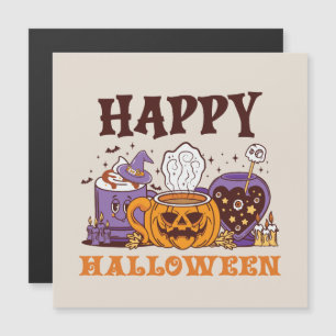 Happy Halloween Coffee Brew Magnetkarte