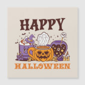 Happy Halloween Coffee Brew Magnetkarte (Vorderseite)