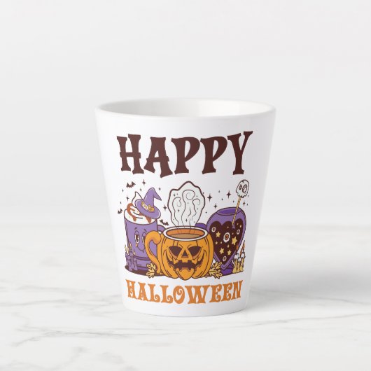 Happy Halloween Coffee Brew Milchtasse (Vorderseite)