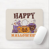 Happy Halloween Coffee Brew Mousepad (Mit Mouse)