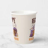 Happy Halloween Coffee Brew Pappbecher (Links)