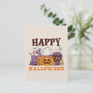 Happy Halloween Coffee Brew Postkarte