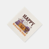 Happy Halloween Coffee Brew Serviette (Ecke)