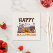 Happy Halloween Coffee Brew Serviette (Beispiel)