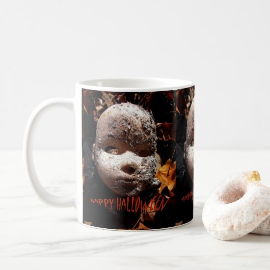Happy Halloween Coffee Tasse (Mit Donut)