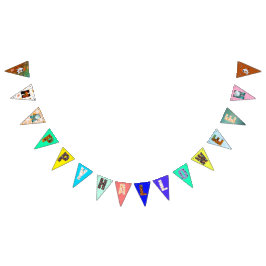 Happy Halloween Colorful Hanging Garland Official Wimpelkette