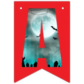 Happy Halloween Colorful Hanging Garland Official Wimpelkette (Dritte Fahne)