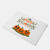 Happy Halloween - Cooles Halloween Fußmatte (Schrägansicht)