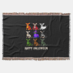 Happy Halloween Costume Chihuahua Dog Liebhaber Decke