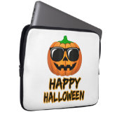 Happy Halloween Costume Funny Pumpkin Laptopschutzhülle (Vorne Rechts)