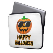 Happy Halloween Costume Funny Pumpkin Laptopschutzhülle (Vorderseite Links)