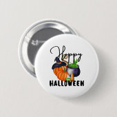 Happy Halloween Costume Halloween Decor Button (Vorne & Hinten)