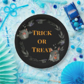 Happy Halloween Costume Party Bat Pappteller (Party)