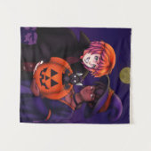 Happy Halloween Costumes Wandteppich (Vorderseite (Horizontal))