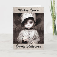 Happy Halloween | Creepisches Kind in seltsamer Ko