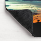 Happy Halloween Creepy Witch House Mousepad (Ecke)