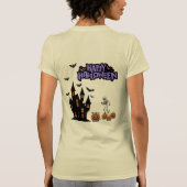 Happy Halloween creme classic  T-Shirt (Rückseite)